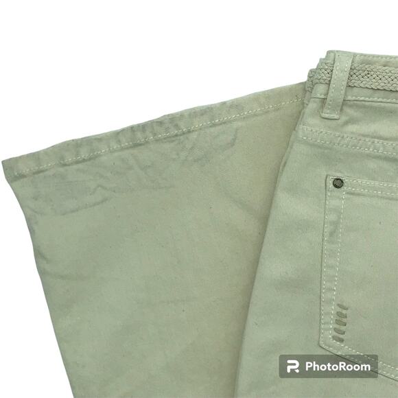 Michael Kors Belted  Cream Flared Pants | Size 16 - Picture 3 of 7